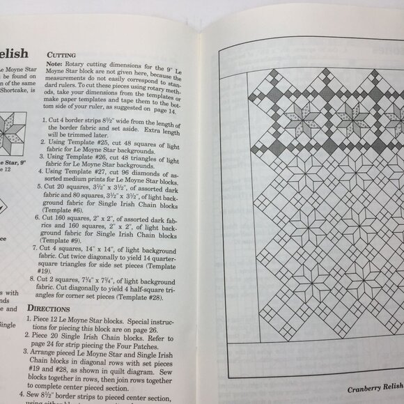Stars & Stepping Stones Quilt Design Workbook By Marsha McCloskey - Picture 8 of 13